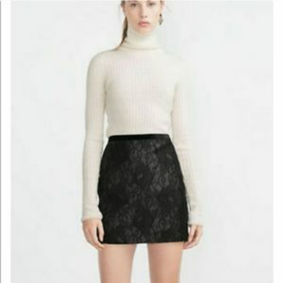 Zara Lace Skirt - Picture 1 of 7